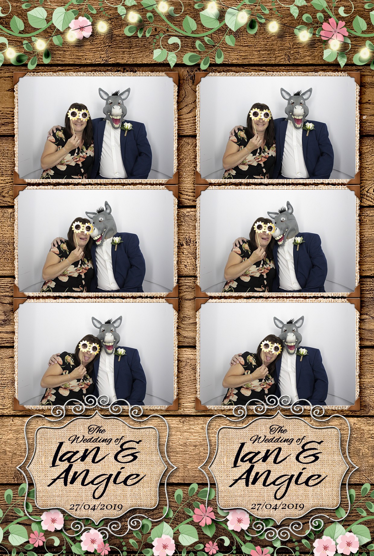 Ian & Angie’s wedding  | View more photos from the event at gallery.myphotoboothexperience.co.uk/u/MyPhotoBoothExperienceLtd/Ian-Angie’s-wedding
